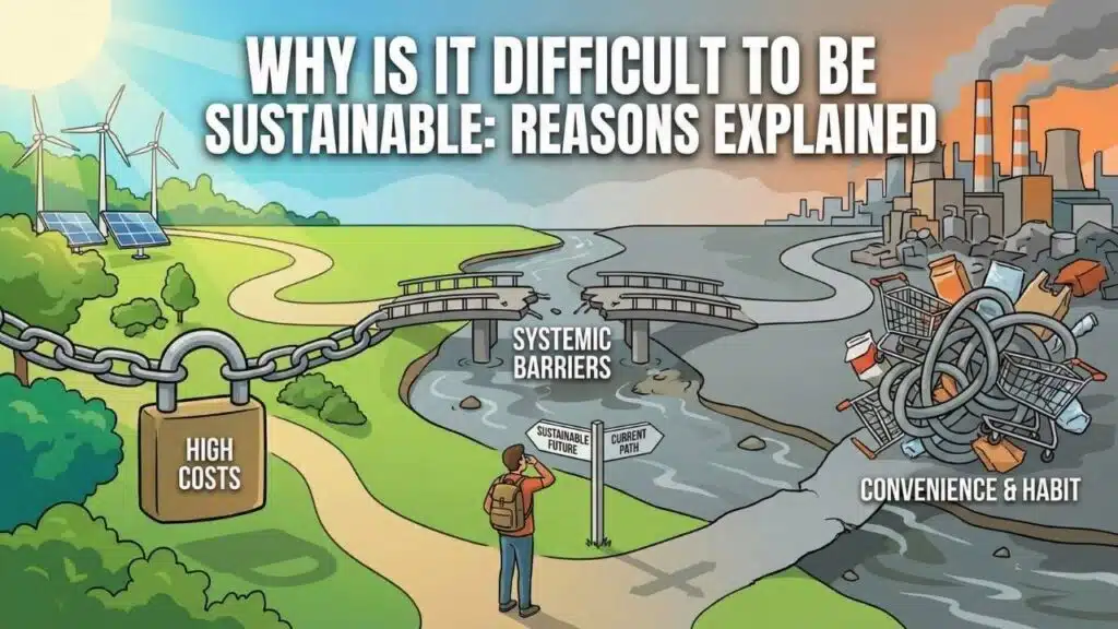 Why Is It Difficult to Be Sustainable