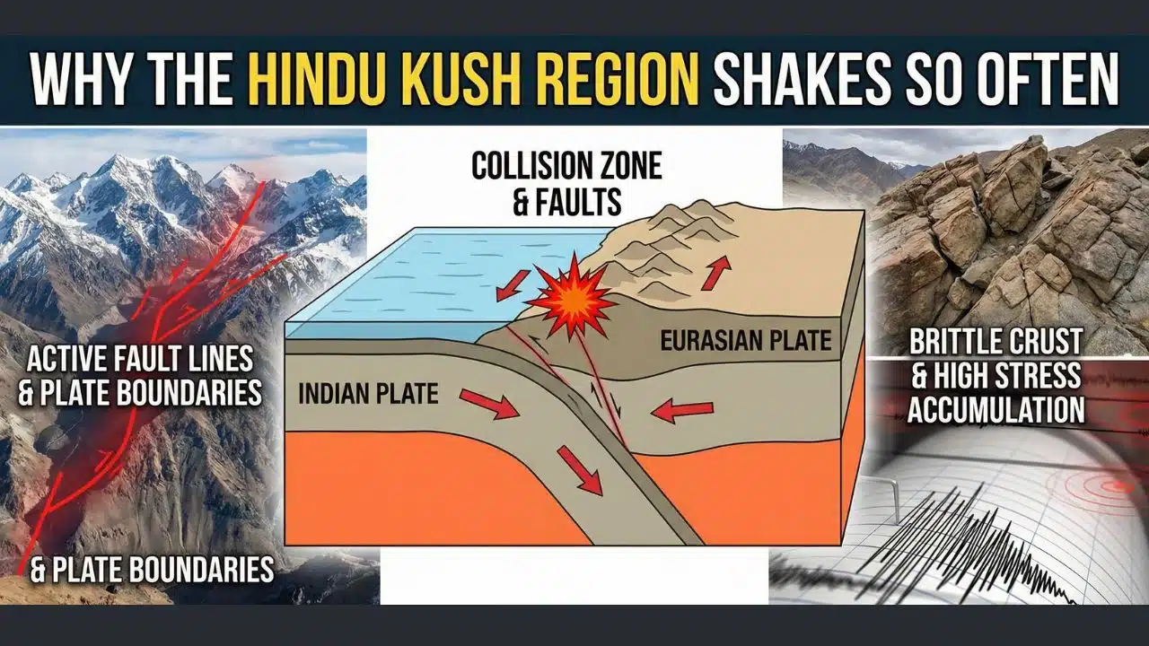 Why the Hindu Kush region shakes so often