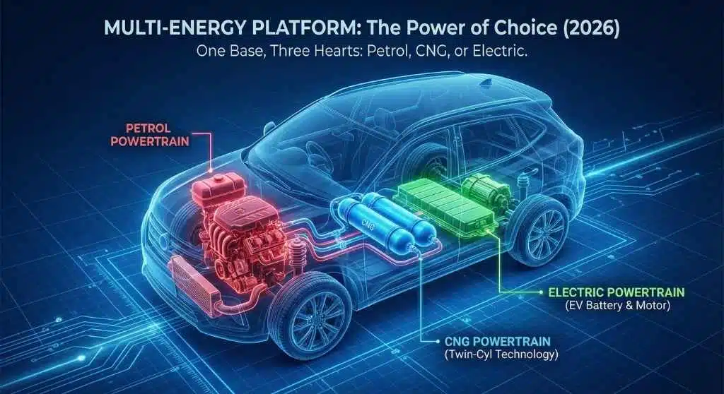 Cars With Petrol CNG and Electric Options