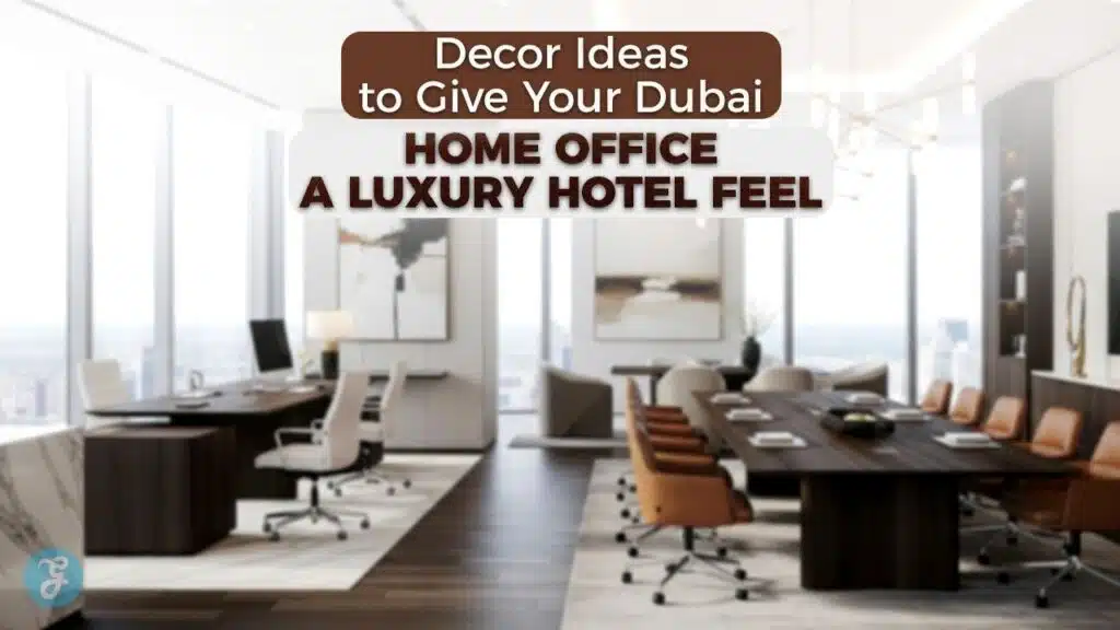 Luxury Home Office Interior Design Dubai
