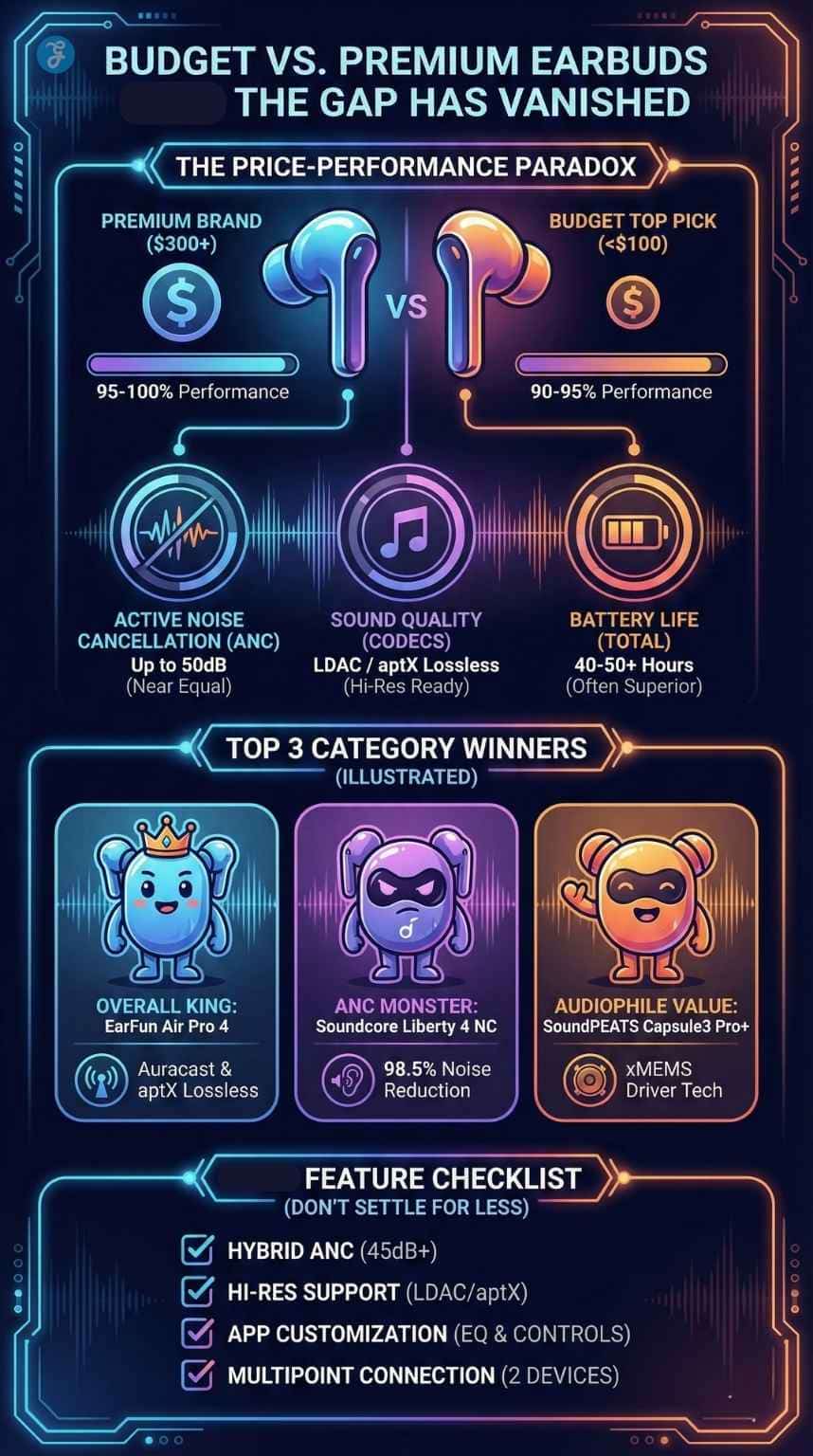 Best Budget Wireless Earbuds