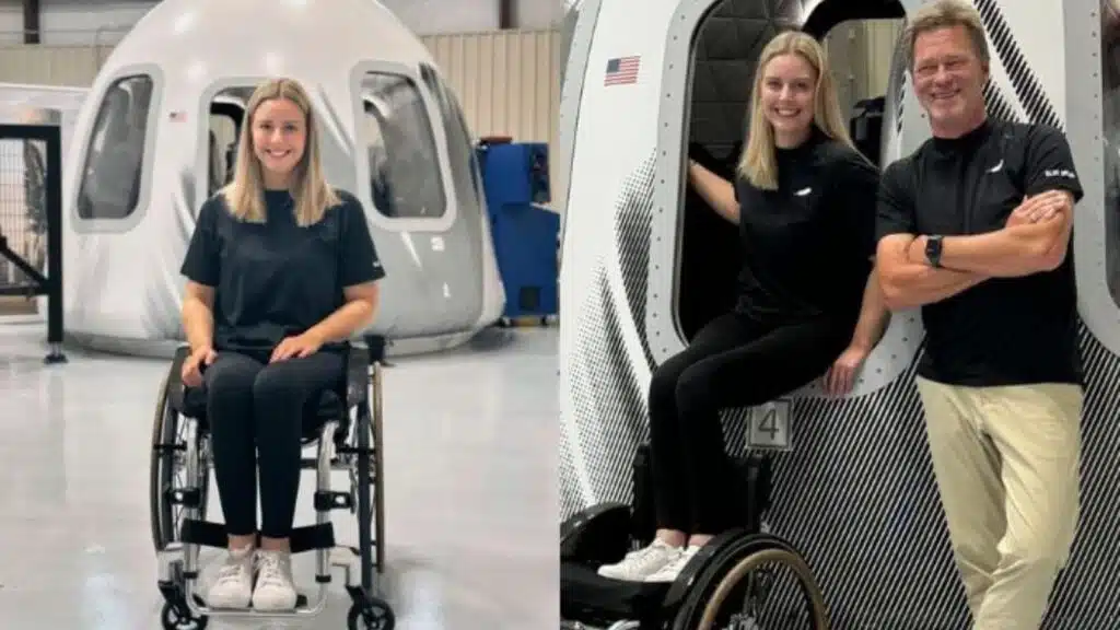 first wheelchair user in space