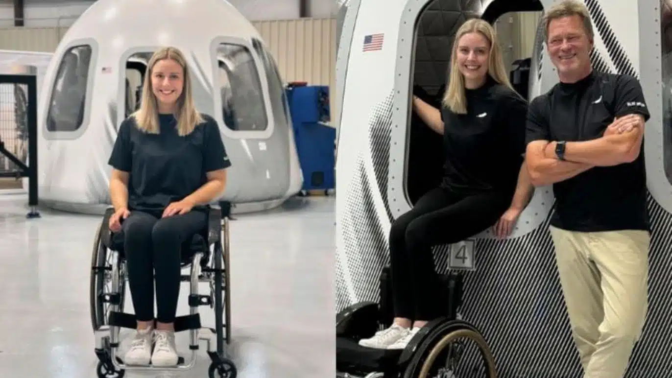 first wheelchair user in space