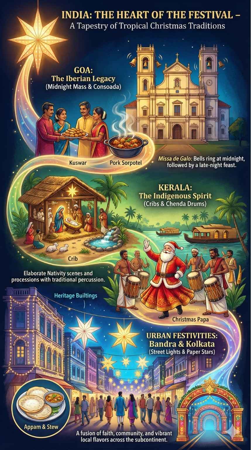 Christmas Eve in South Asia