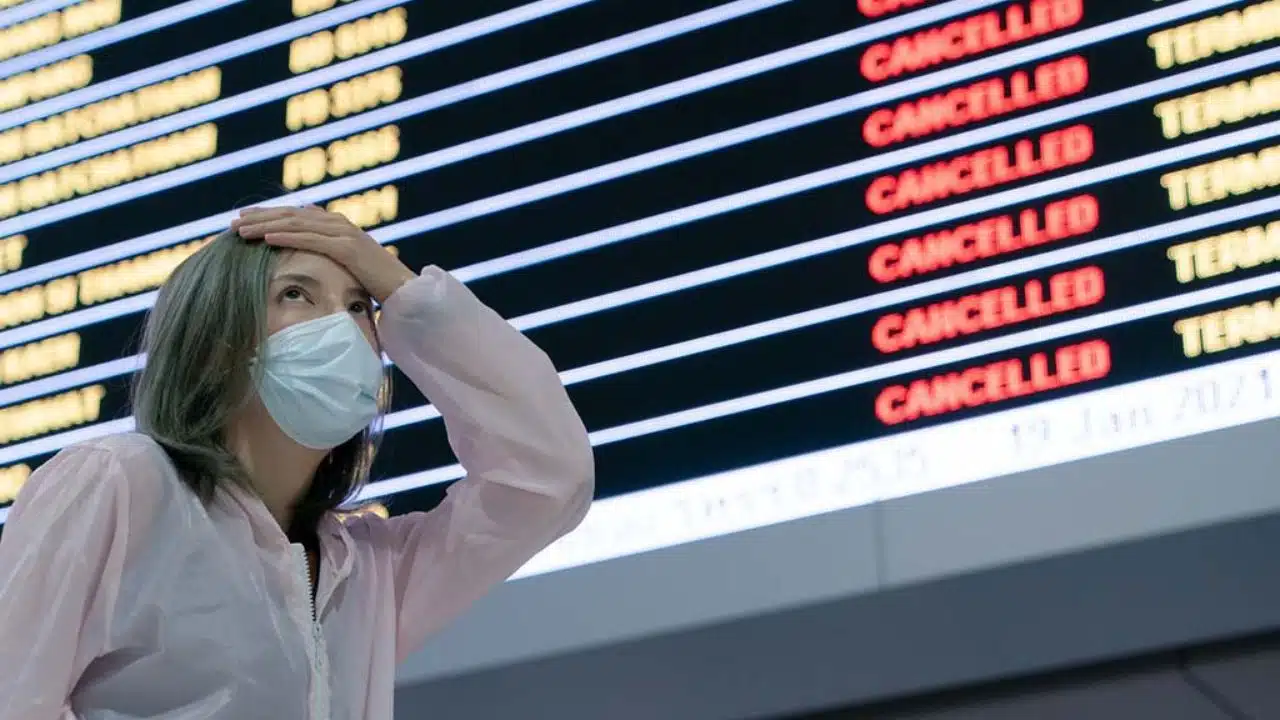 long chains of flights