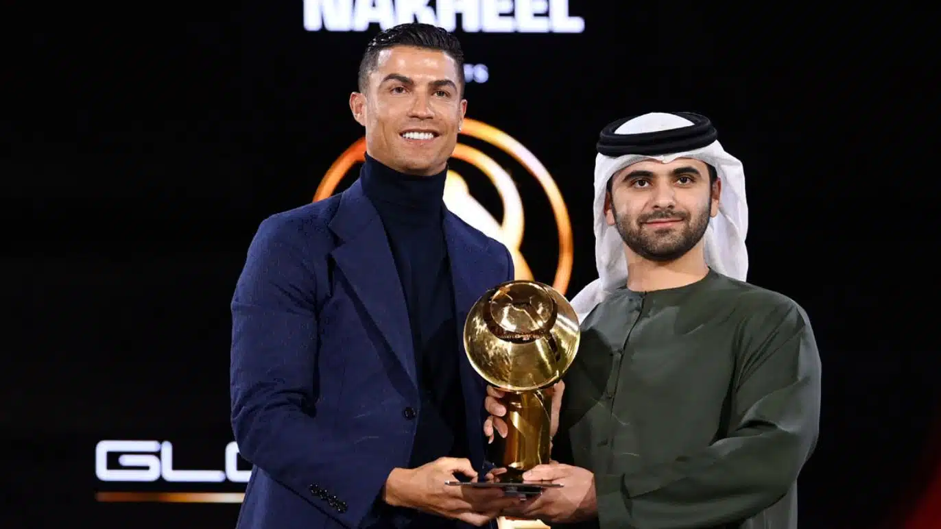 ronaldo wins best middle east player