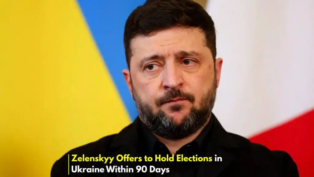 zelenskyy offers to hold elections in ukraine