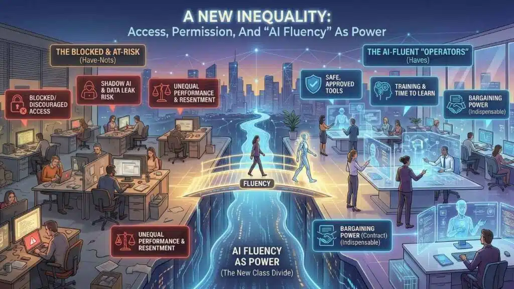 A New Inequality: Access, Permission, And “AI Fluency” As Power