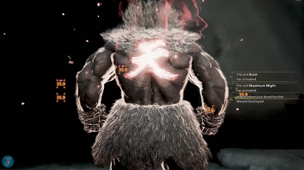 Akuma's powers activated