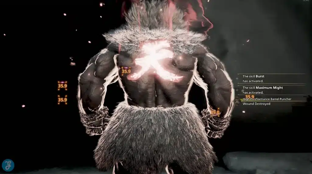 Akuma's powers activated