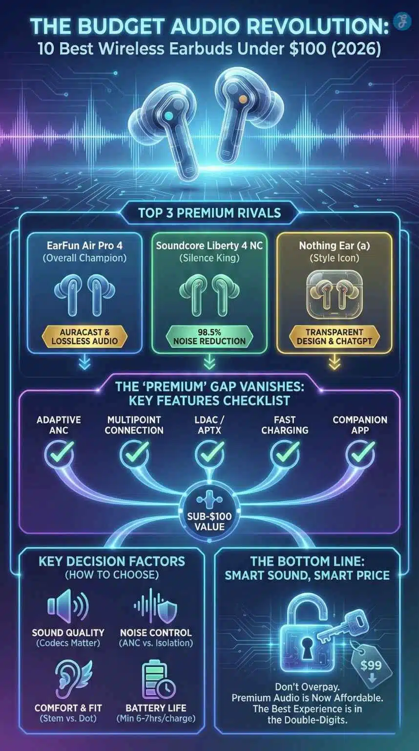 Best Wireless Earbuds Under $100