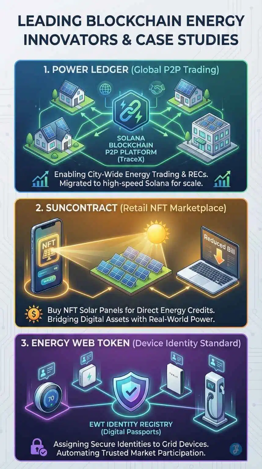 Blockchain in Energy Sector case studies