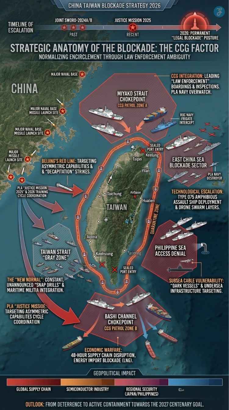 China Taiwan Blockade Strategy 2026