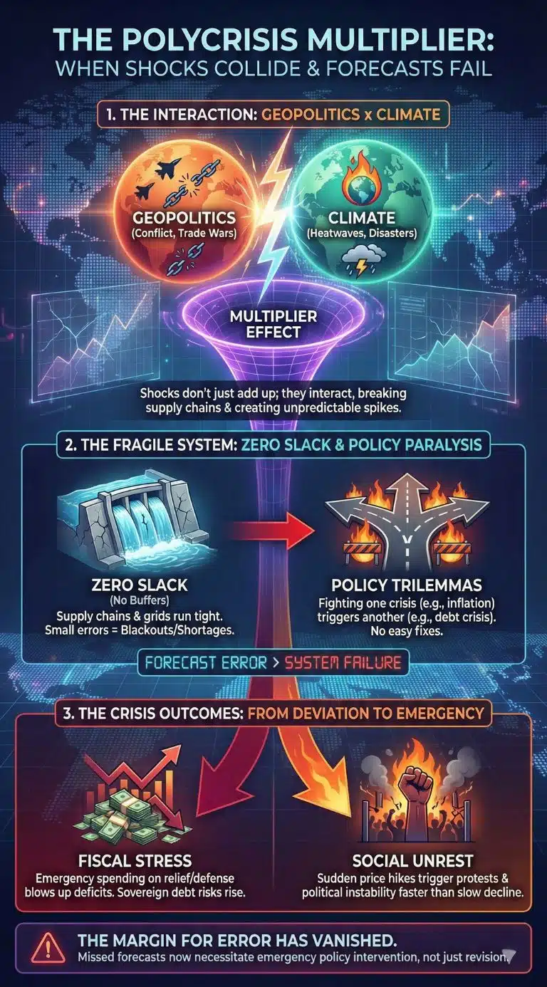 Climate Shocks Turn Forecast Errors Into Policy Crises