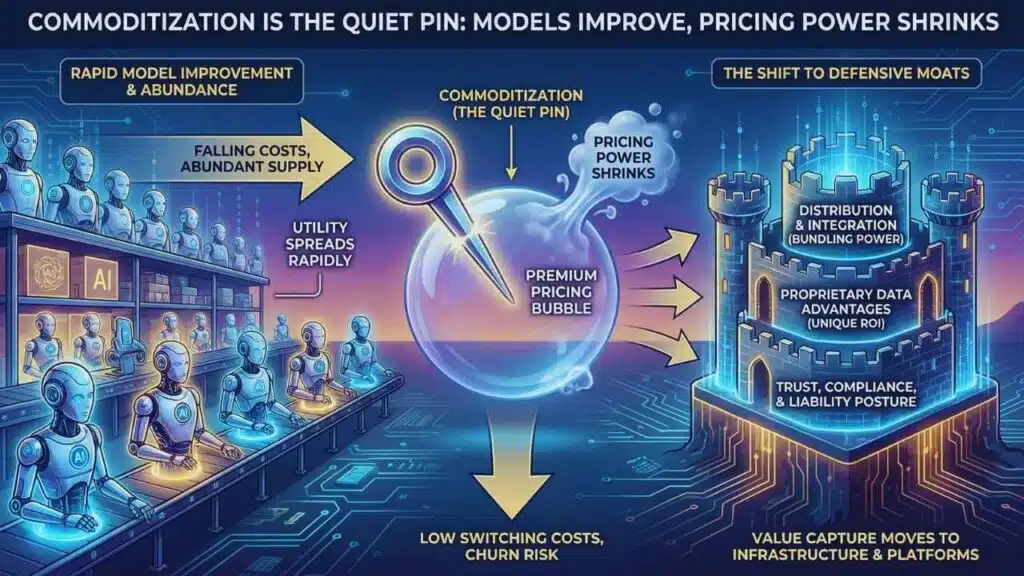 Commoditization Is The Quiet Pin: Models Improve, Pricing Power Shrinks