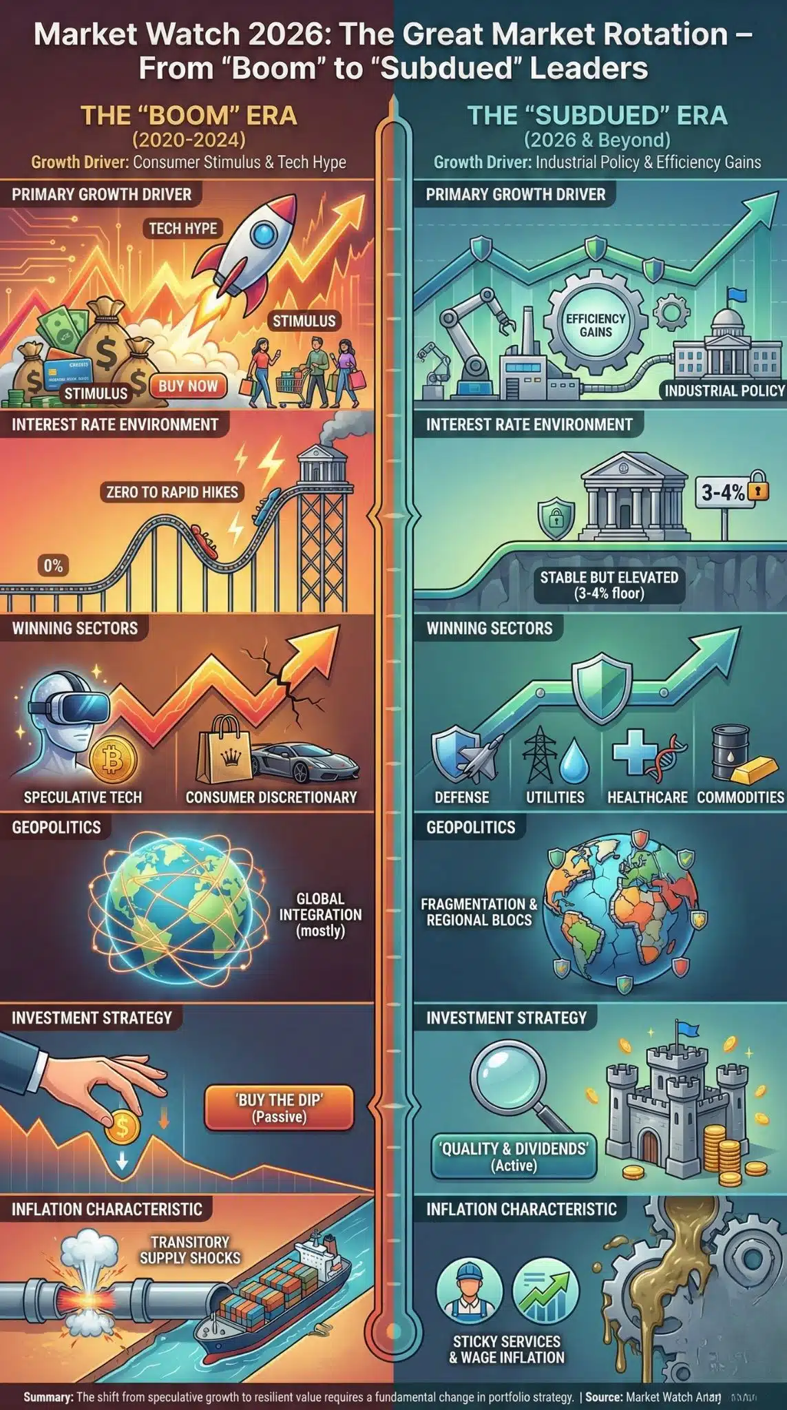 market watch 2026 investing subdued economy