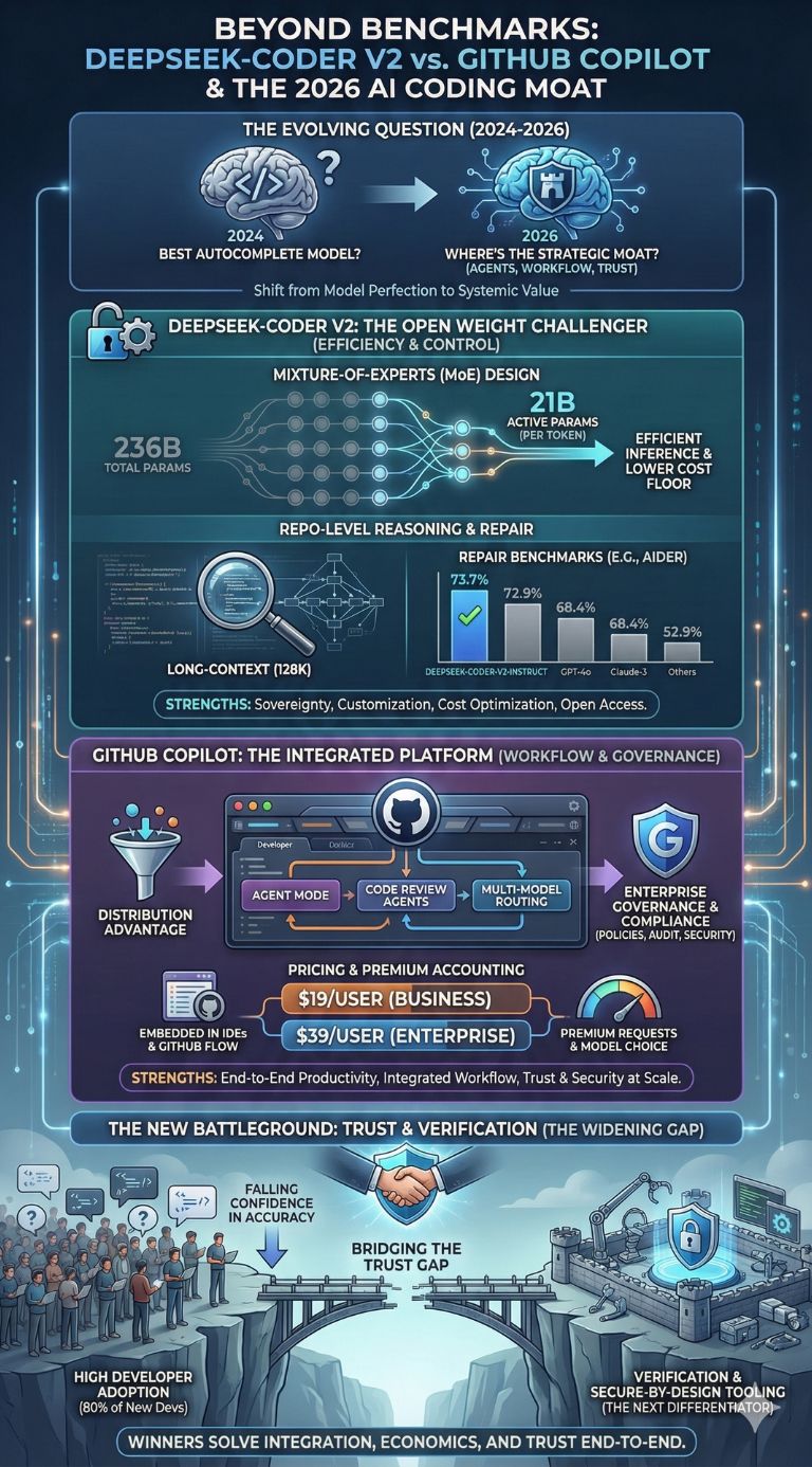 DeepSeek-Coder V2 vs GitHub Copilot