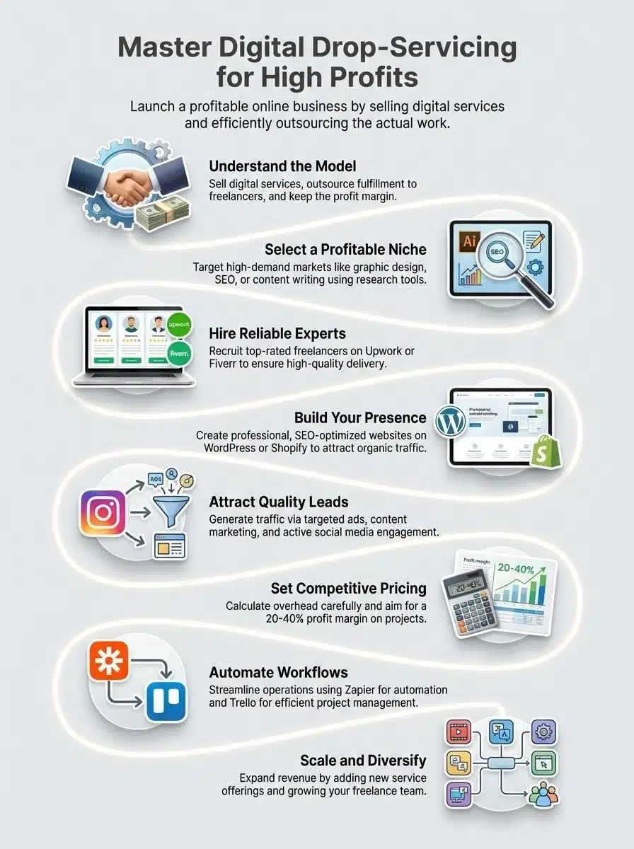 Drop Servicing Step By Step Solution for High Profits