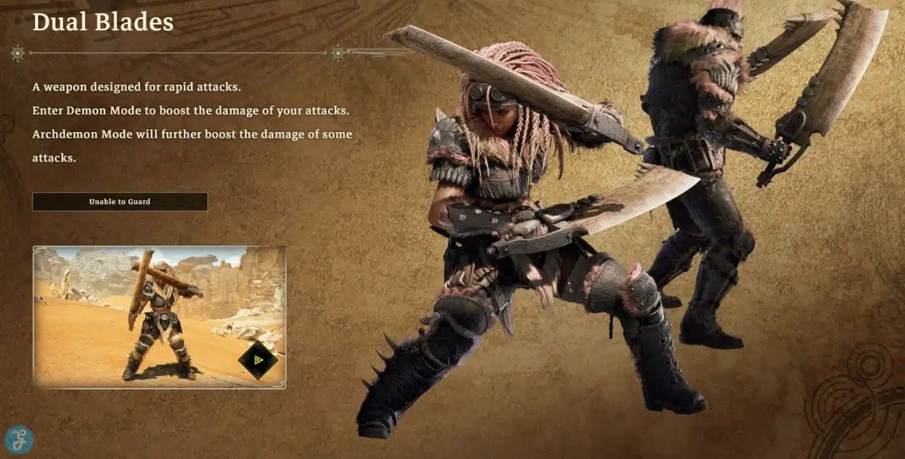 Characters Weilding Dual Blades