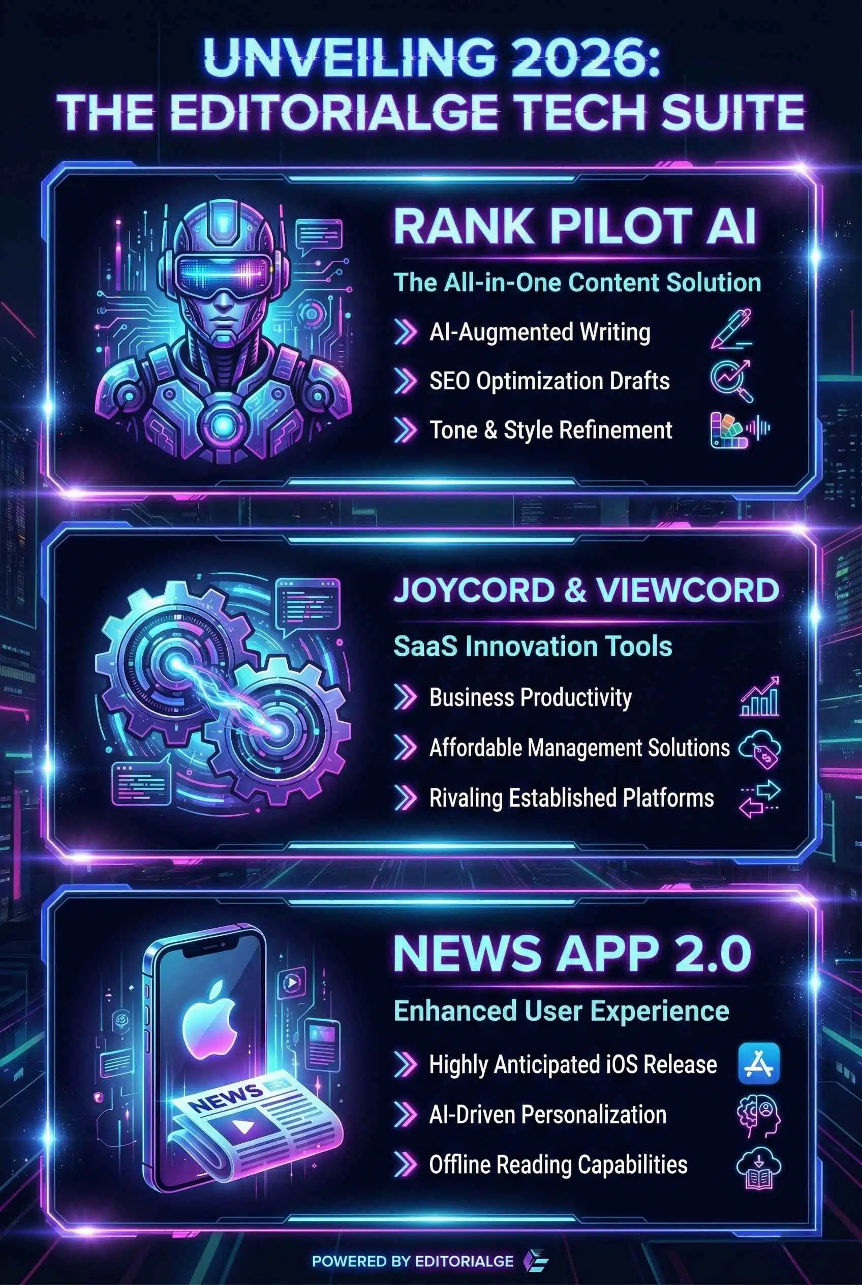 Editorialge Tech Plan 2026