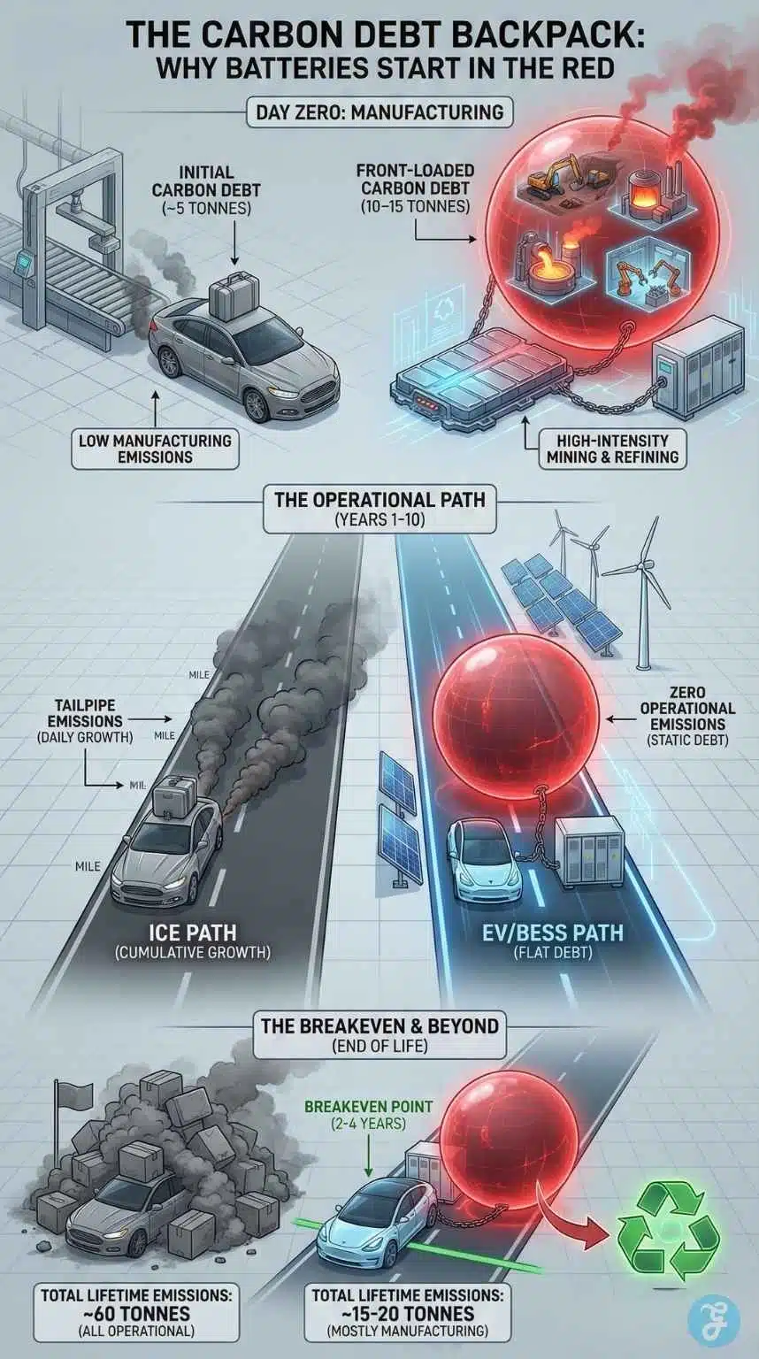 Environmental Impact of Battery Energy Storage