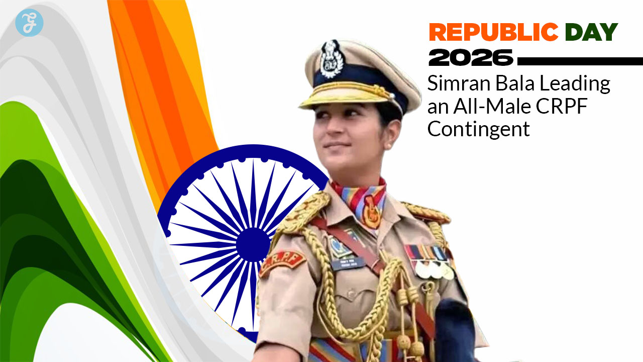 CRPF’s Simran Bala at Republic Day 2026
