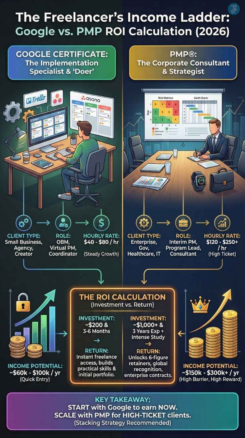 Google Project Management Certificate vs PMP