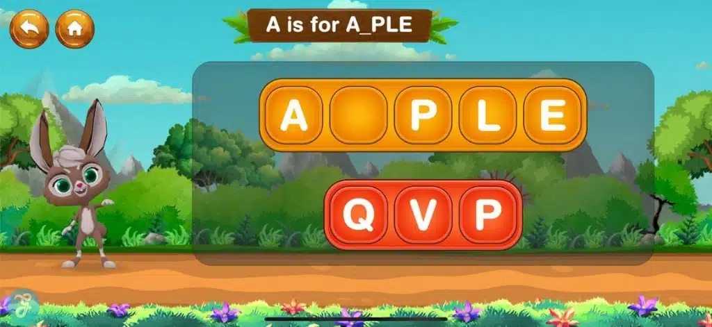 Guess the spelling mini game