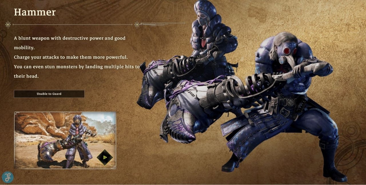 Characters Weilding Hammer