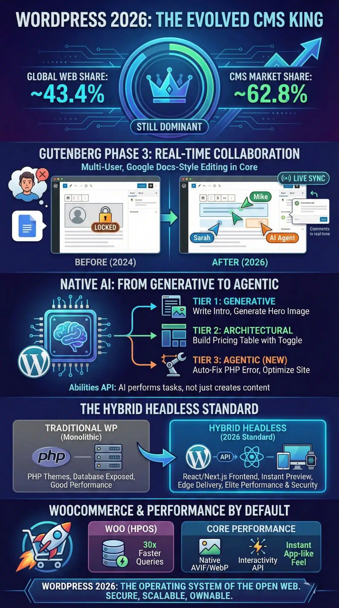 wordpress in 2026 cms king