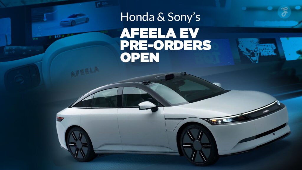 Honda & Sony’s Afeela EV Pre-Orders Open