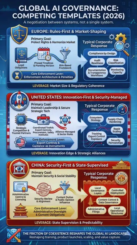 How The EU, US, And China Are Hardening Their AI Governance Models?