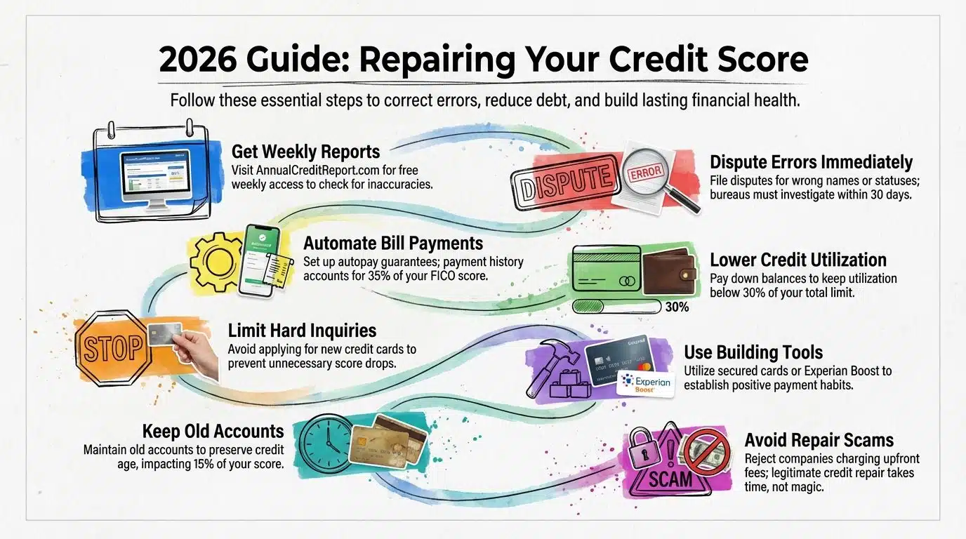 How To Repair Credit Score