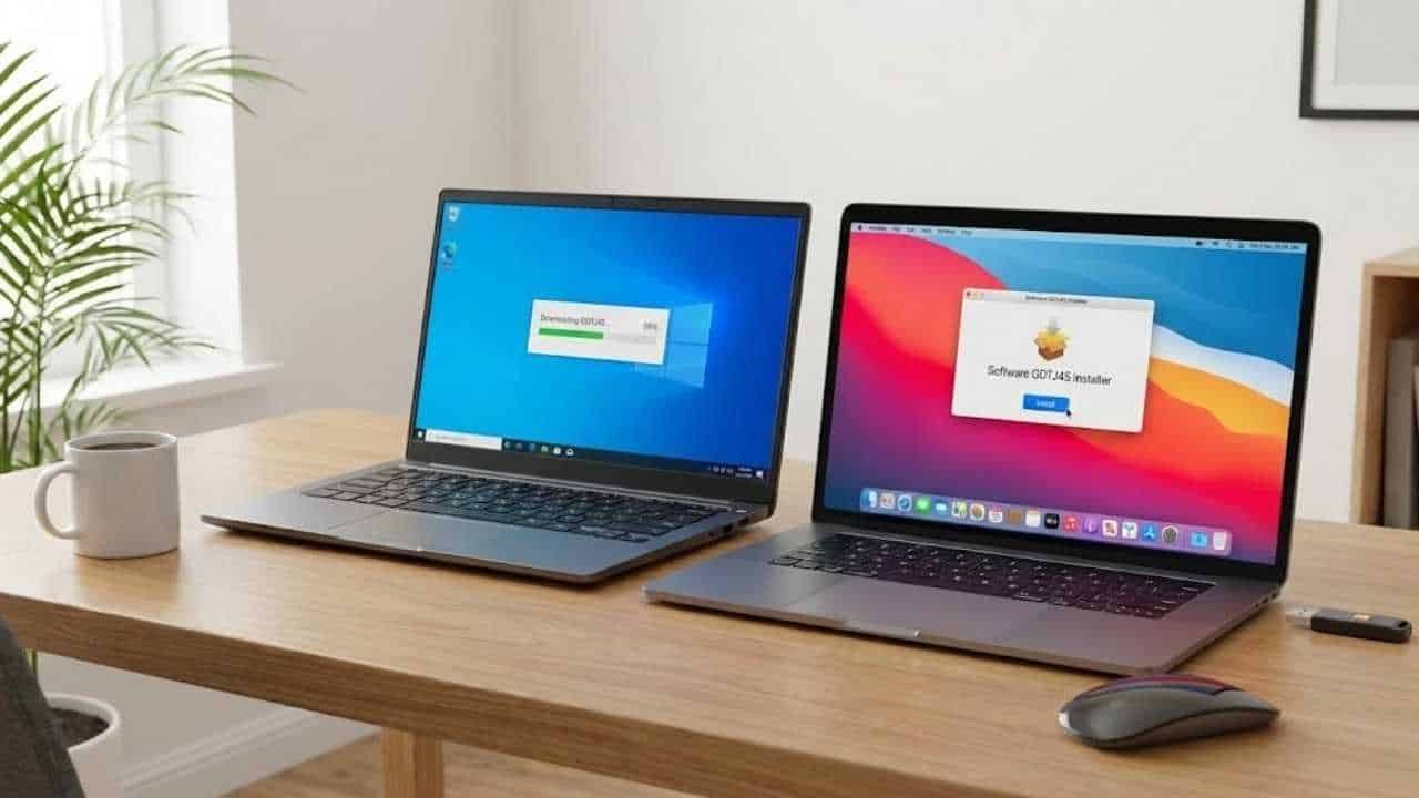 How do I download and install Software GDTJ45 on Windows or Mac