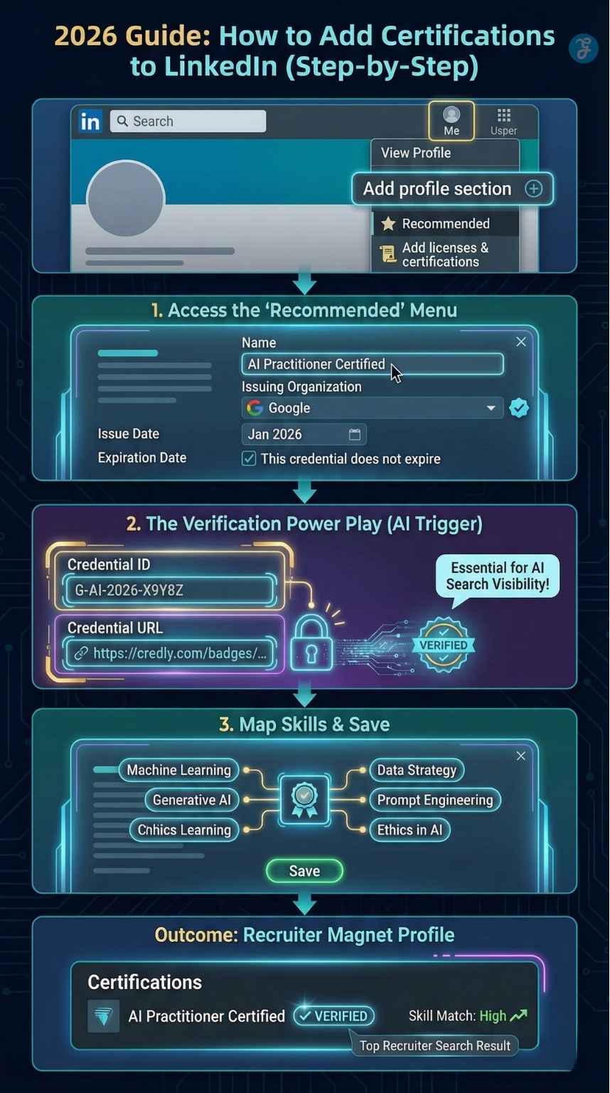 How to Add Certifications to LinkedIn