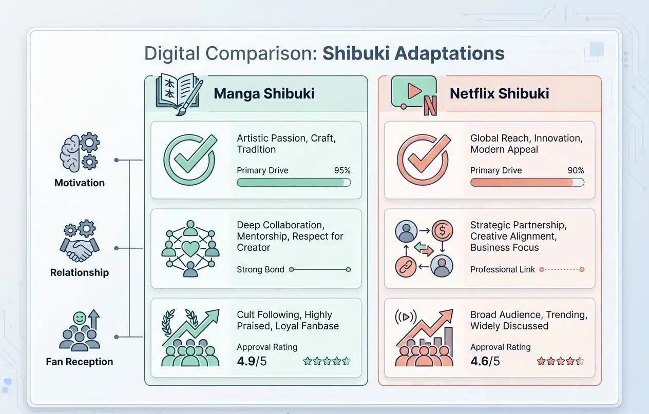 Manga vs. Netflix A Tale of Two Shibukis