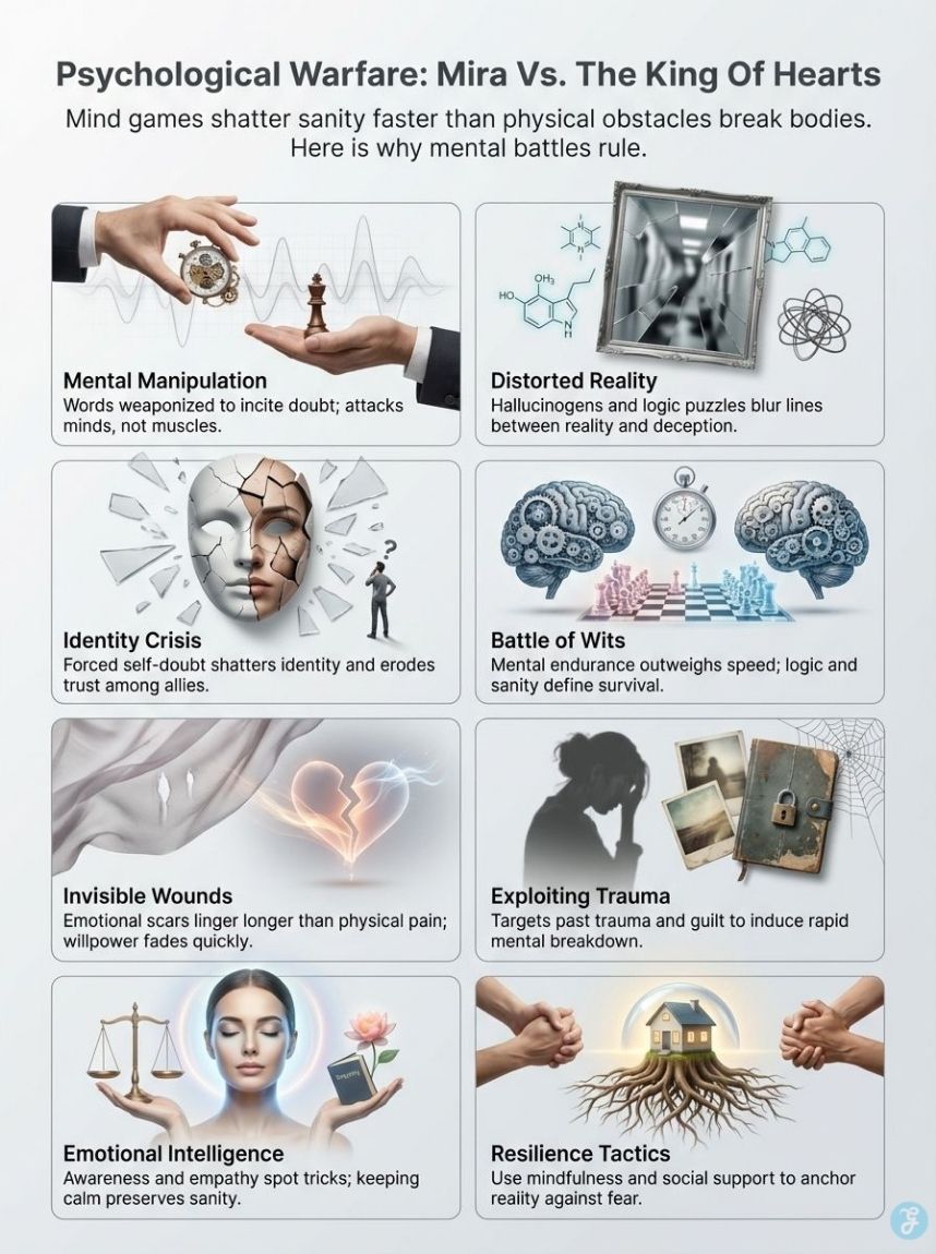 Mira Vs The King Of Hearts: Analyzing game theory