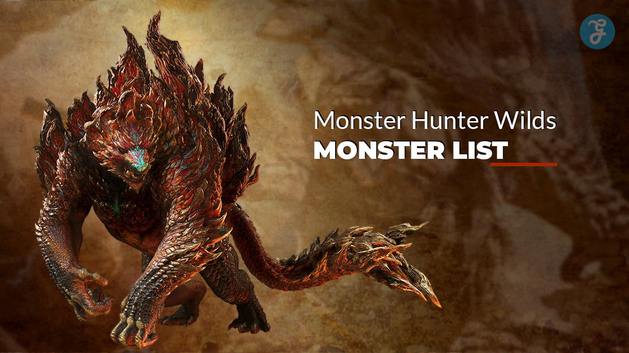 monster hunter wilds monster list