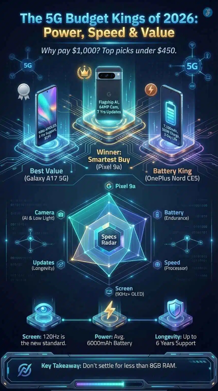 Best Affordable 5G Phones in 2026