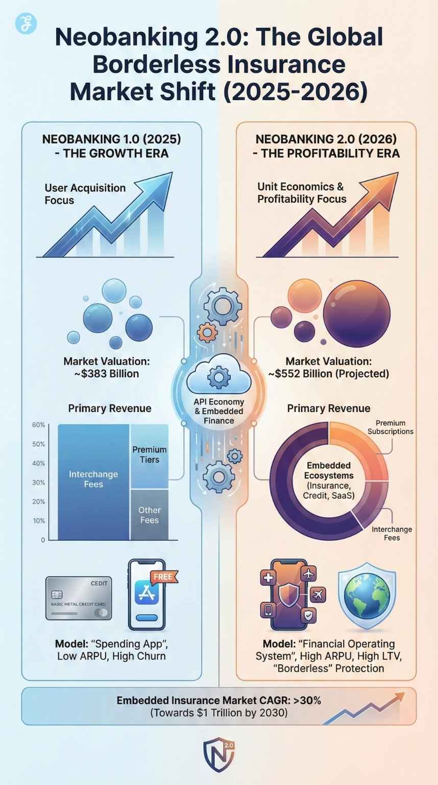 Neobanking 2.0 Global Borderless Insurance