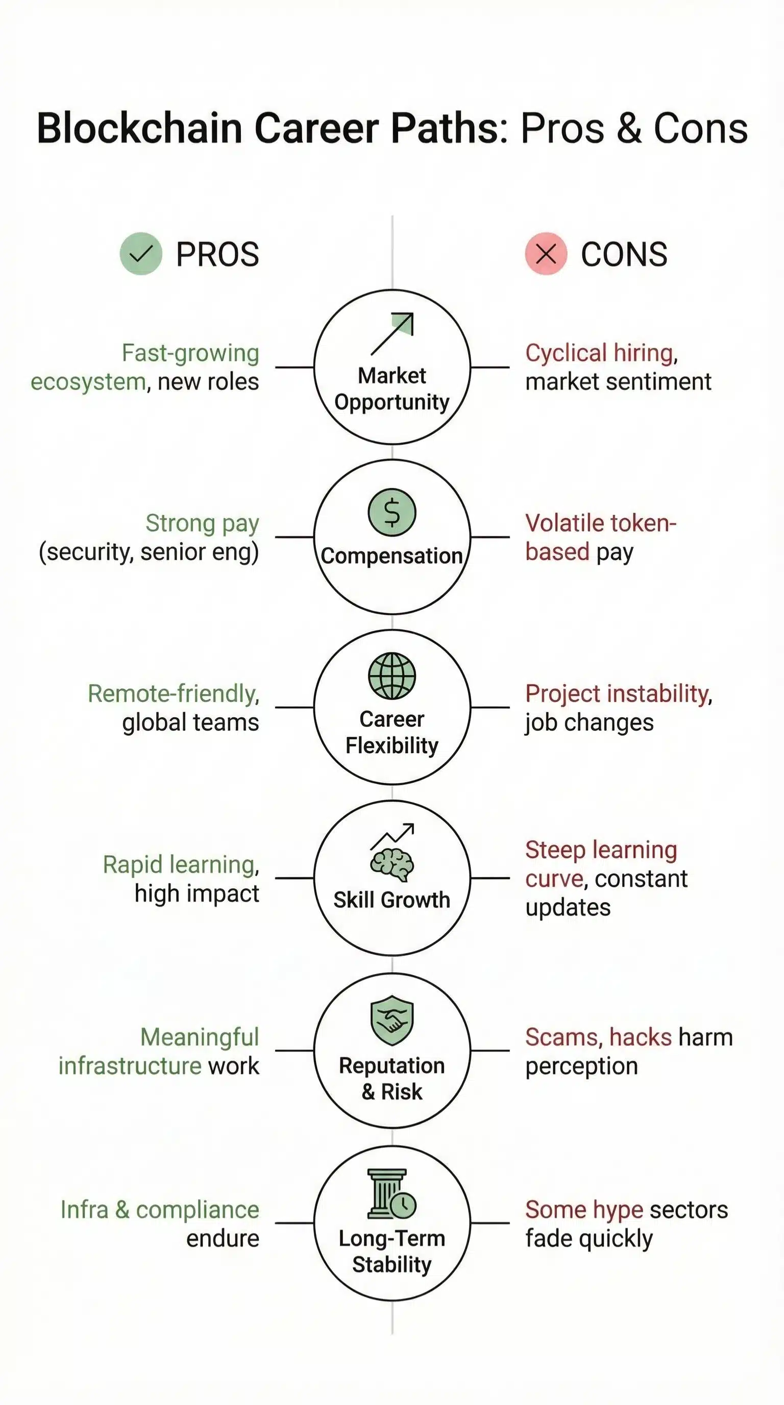 Pros and Cons of Blockchain Career Path