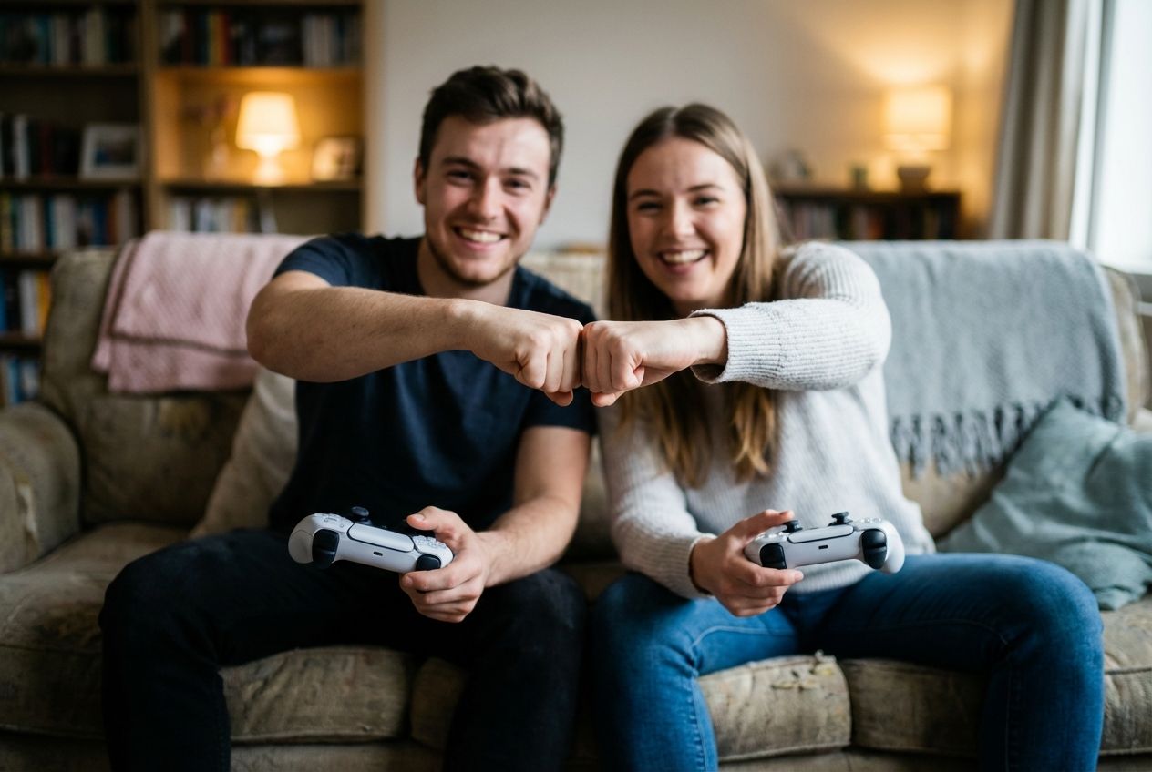 Return Of Couch Co-op couple gaming