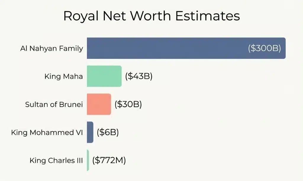 Royal Net Worth Estimates in 2026