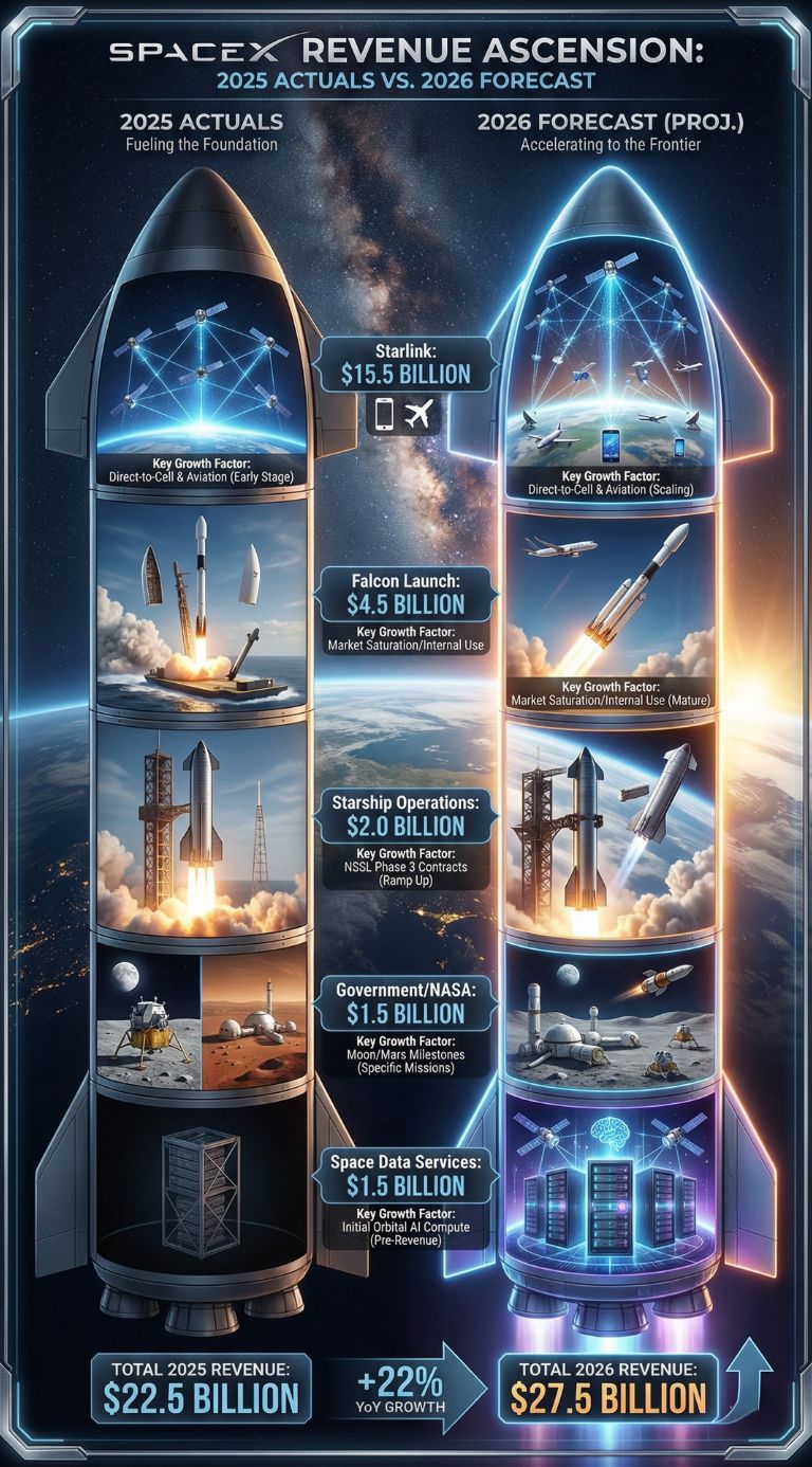 SpaceX Revenue Breakdown