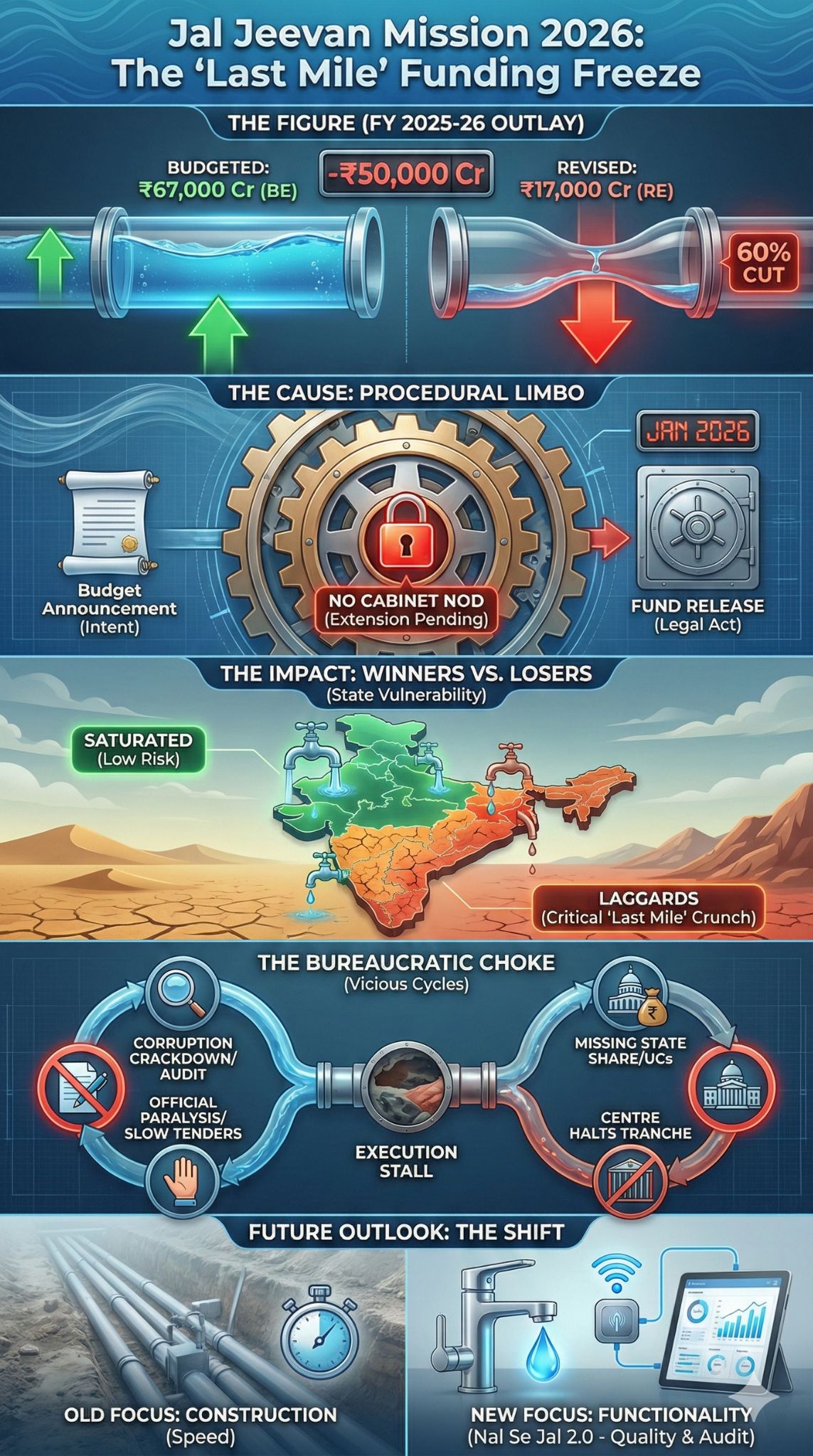 Jal Jeevan Mission Budget Cut