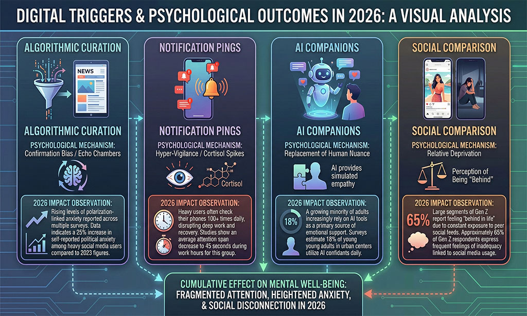 Digital Triggers and Psychological Outcomes in 2026