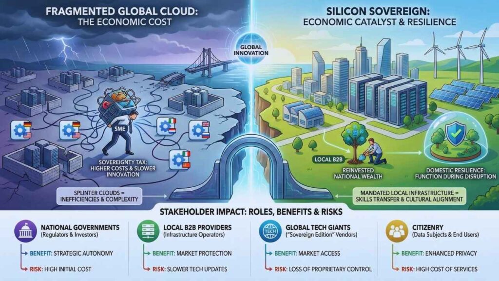The Economic and Social Impact of Technological Fragmentation