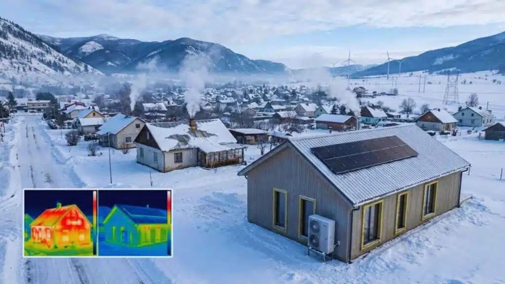 The Environmental Cost of Staying Warm in Cold Climates