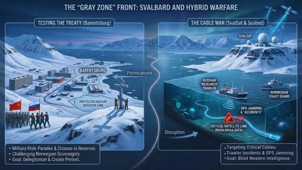 The "Gray Zone" Front: Svalbard and Hybrid Warfare