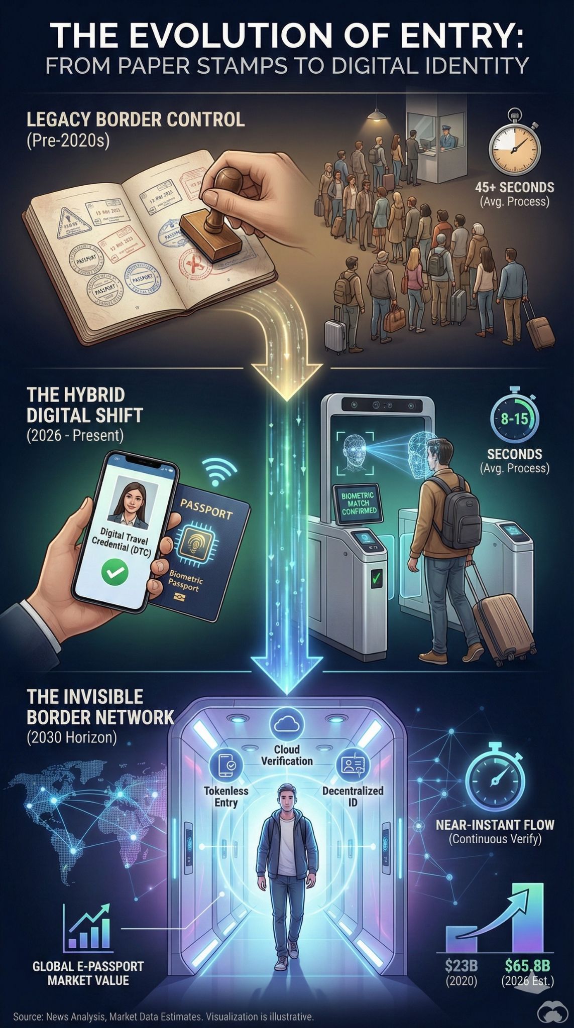 rise of e-passport digital id border control